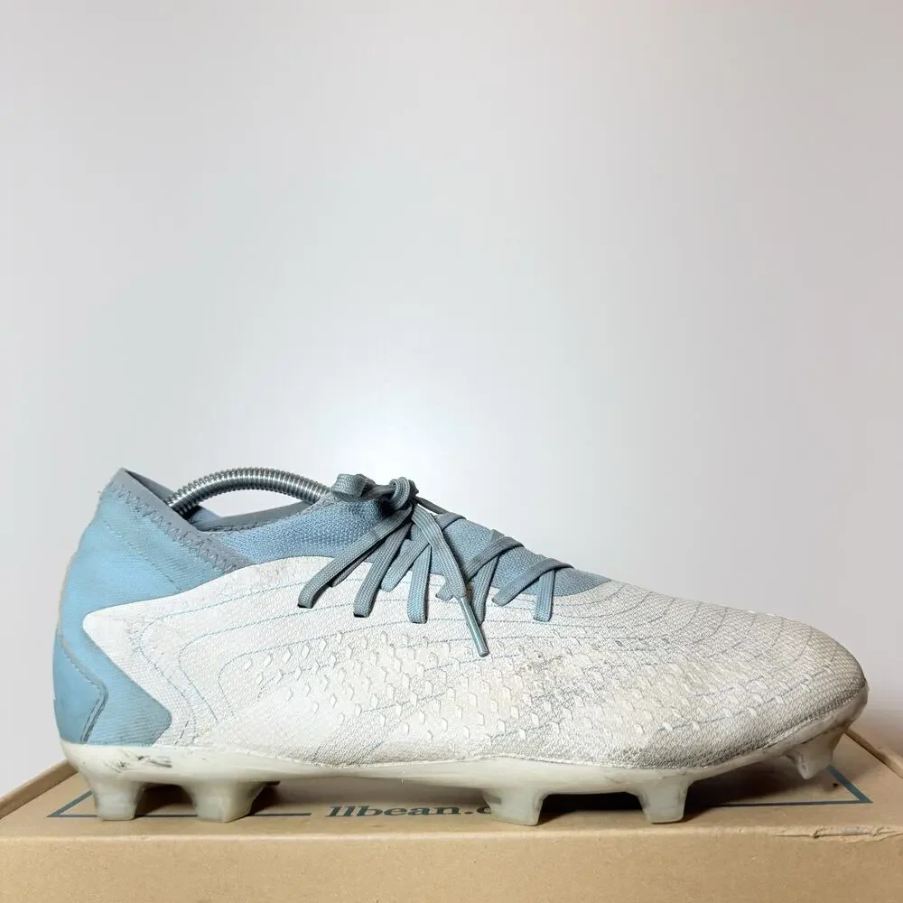 Adidas mens 10 Predator Accuracy.3 FG Parley Soccer Cleats FG Futbol Shoes